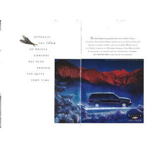 Chevy Blazer SUV Advertisement 2000s Vintage Print Ad 2 PAGE 10 inch